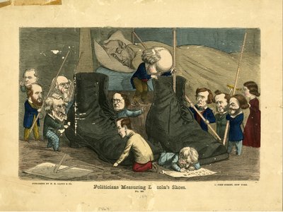Politicians Measuring Lincoln